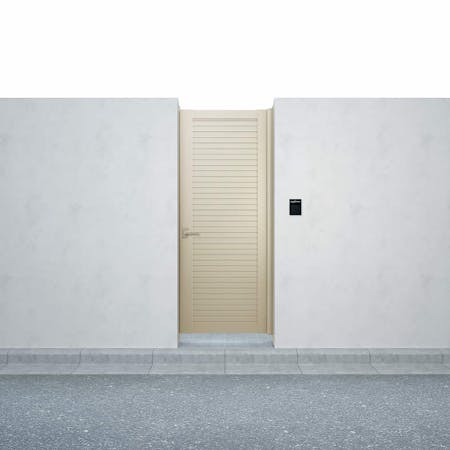 シンプレオ門扉　５型　片開き　柱仕様     ０９・２０R（L） | YKKAP
